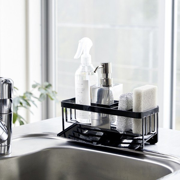 Supporto per detersivi nero in metallo Tower - YAMAZAKI-image-2