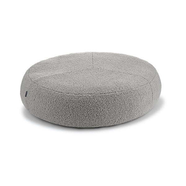 Cuccia grigia in materiale bouclé ø 70 cm Senso Pouffe Pebble S/M - MiaCara