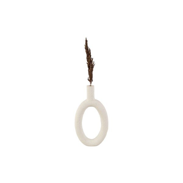 Vaso in poliresina beige Ring - PT LIVING-image-2