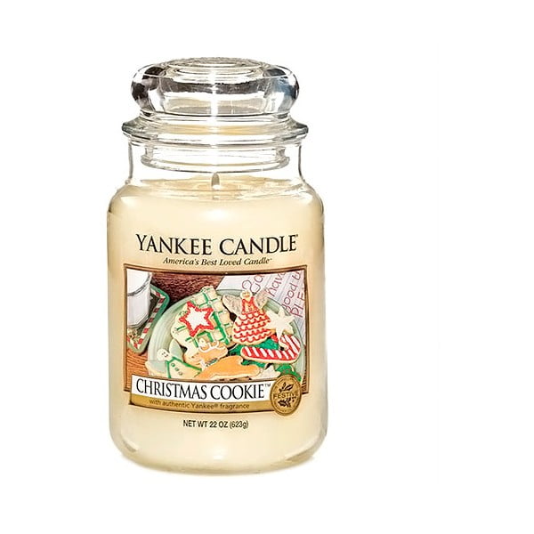 Vonná svíčka Yankee Candle Vánoční Cukroví, doba hoření 110 - 150 hodin