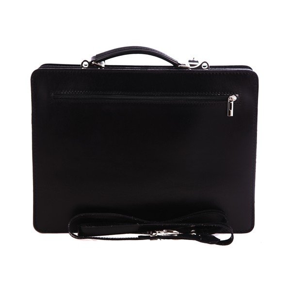 Organizer in pelle nera Gaia - Chicca Borse-image-3
