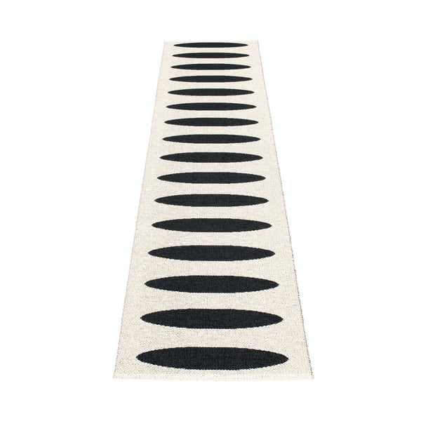 Passatoia da interno/esterno nera 70x300 cm Ella Black – Pappelina-image-2