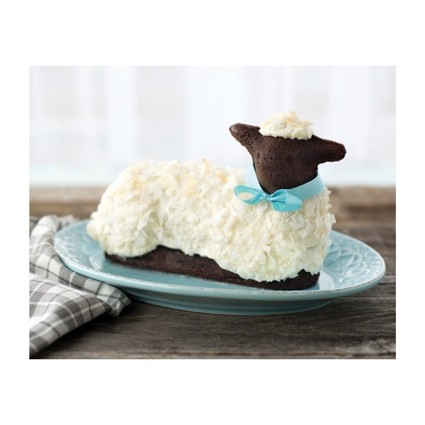 Stampo pasquale in argento a forma di agnello , 700 ml - Nordic Ware-image-3