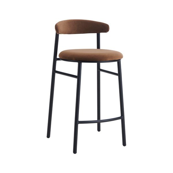 Sgabello da bar marrone in metallo (altezza della seduta 66 cm) Doggi – Ellos Home