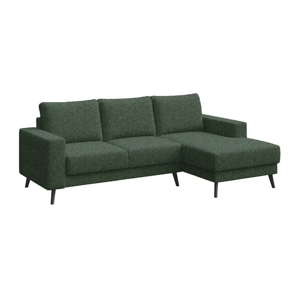 Divano angolare verde scuro (con penisola a destra/con chaise lounge) Fynn – Ghado-image-2