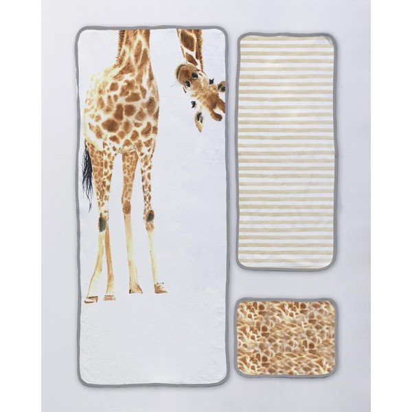 Set di 3 asciugamani Funky Giraffe - Madre Selva-image-1