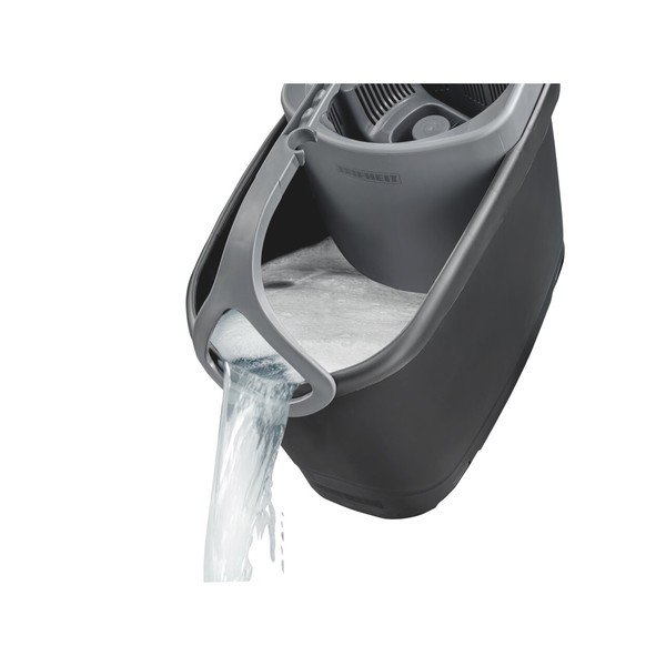 Mop con secchio con panno a rotante Clean Twist M Ergo Black – LEIFHEIT-image-2