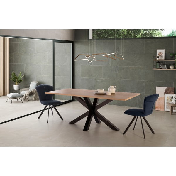 Tavolo da pranzo con piano in rovere 100x180 cm Comba - Marckeric-image-1