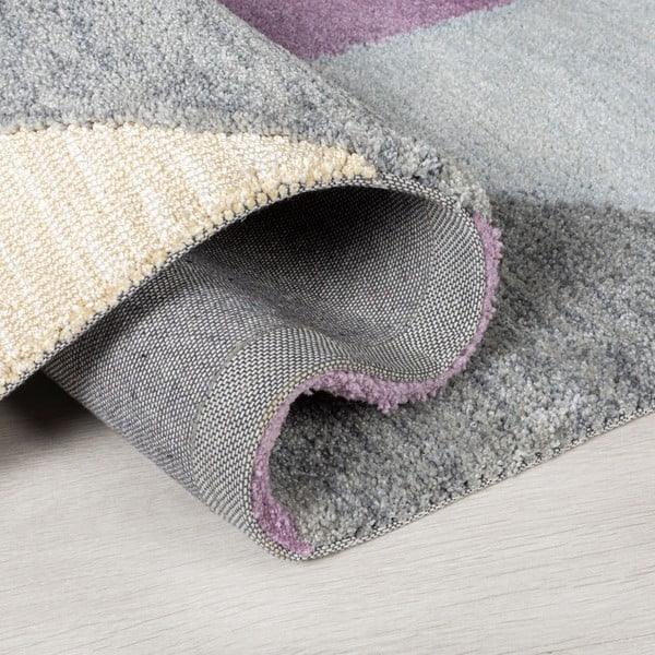 Tappeto viola/grigio 120x170 cm Icon - Flair Rugs-image-1