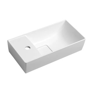 Lavabo bianco in composito minerale 47x24 cm Maxx – Sapho