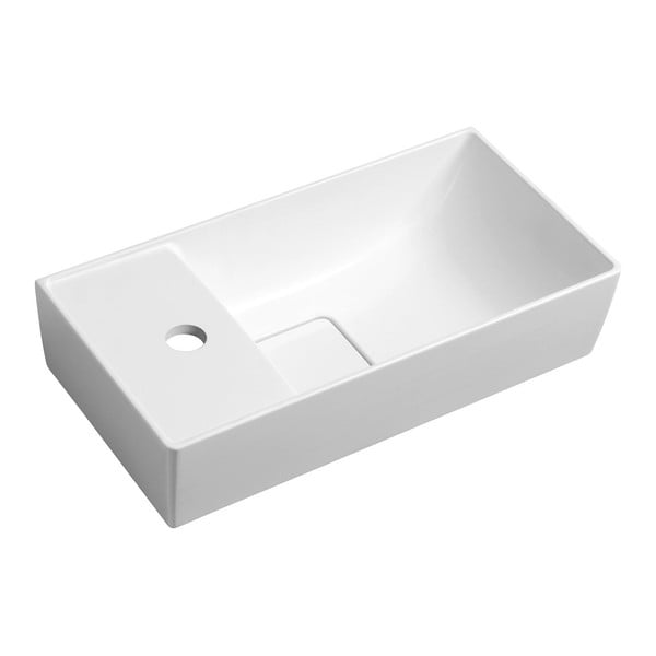 Lavabo bianco in composito minerale 47x24 cm Maxx – Sapho