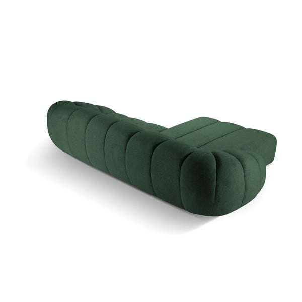 Divano angolare verde (con penisola a sinistra) Diana – Micadoni -image-3