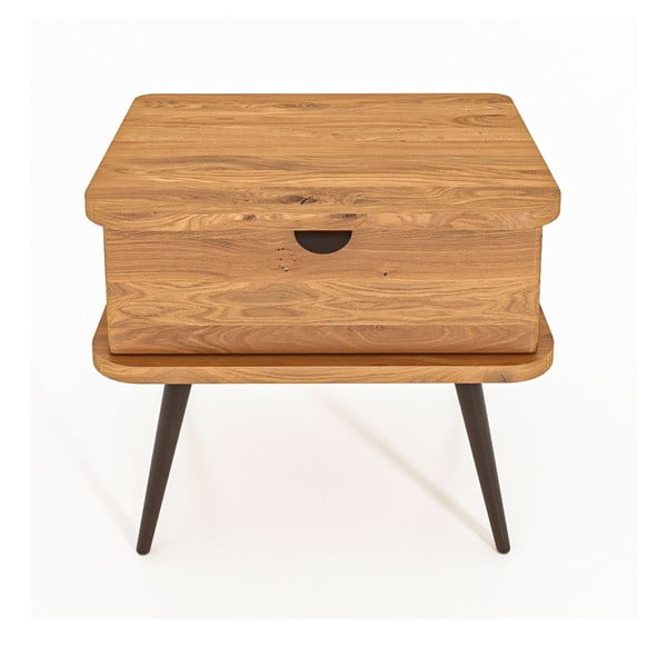 Comodino in legno di quercia in colore naturale Kula - The Beds-image-2