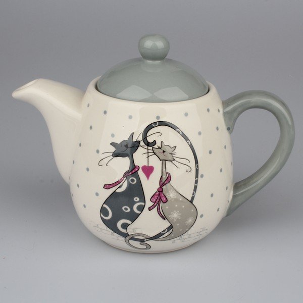 Keramická konvice Dakls Cats, 1,1 l