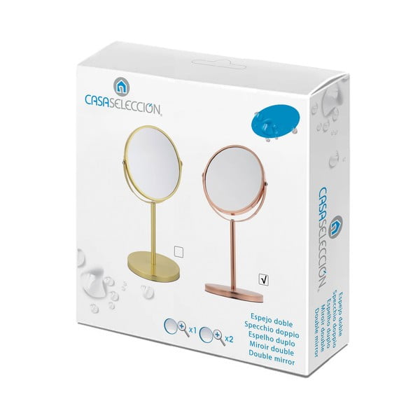 Specchio per make-up con ingrandimento (2x) ø 17 cm – Casa Selección-image-3
