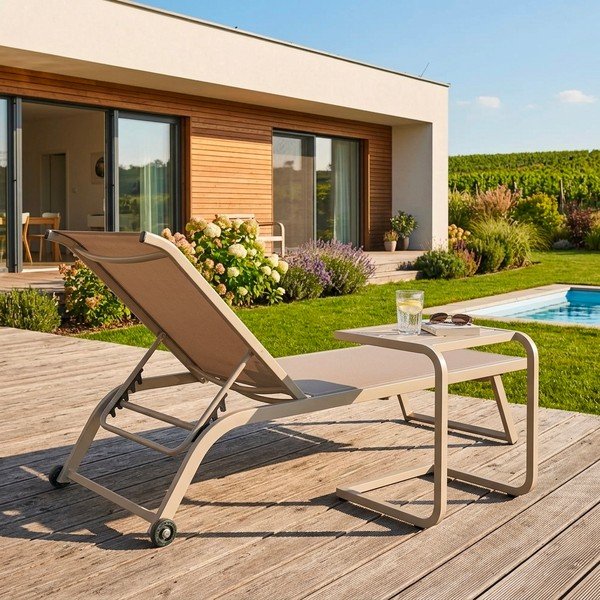 Tavolino da giardino in alluminio 40x40 cm Taylor – Bizzotto-image-1