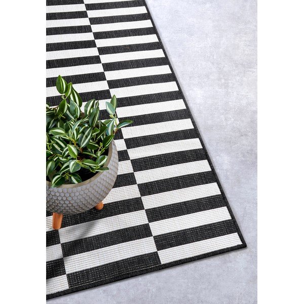 Passatoia bianca e nera 80x200 cm Viela – Hanse Home-image-3