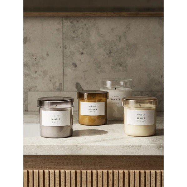 Candela di soia profumata tempo di combustione 45 h Valoa Autumn - Blomus-image-1