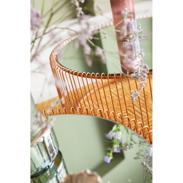 Set di tavolini da salotto rotondi color rame 2 pz ø 69,5 cm Wire Big – Kare Design-image-2