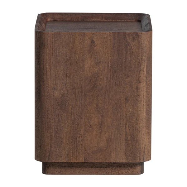 Tavolino rotondo in mango massiccio ø 40 cm Volu – WOOOD-image-4