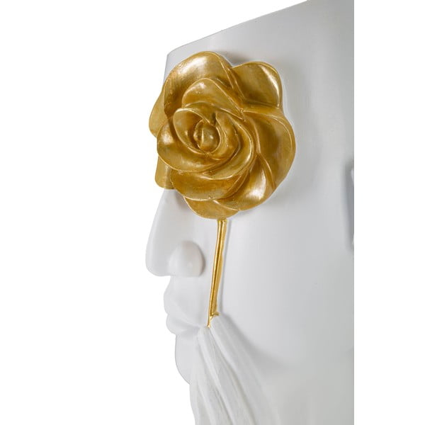 Vaso in poliresina bianca 27 cm Fiore - Mauro Ferretti-image-4