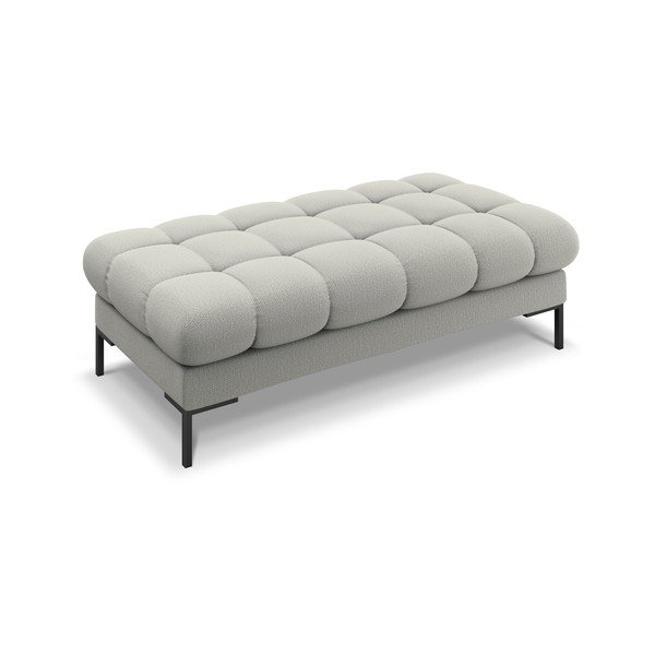Poggiapiedi grigio chiaro , 133 cm Bali - Cosmopolitan Design
