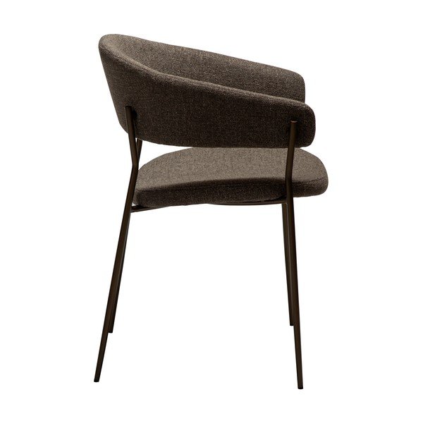 Sedia da pranzo marrone con braccioli Reboot – DAN-FORM Denmark-image-3