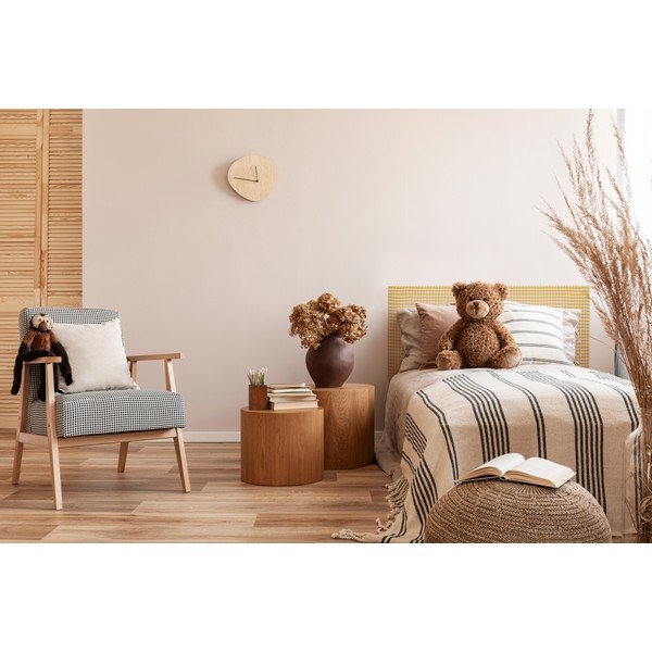 Testata imbottita gialla 110x52 cm Marina - Really Nice Things-image-1