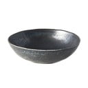 Ciotola ovale nera in ceramica, ø 17 x 15 cm BB - MIJ