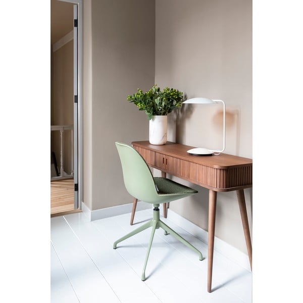 Sedia da ufficio verde in imbottito Albert Kuip – Zuiver-image-1