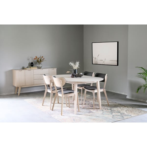 Tavolo da pranzo ovale pieghevole in rovere chiaro , 170 x 105 cm Filippa - Rowico-image-3