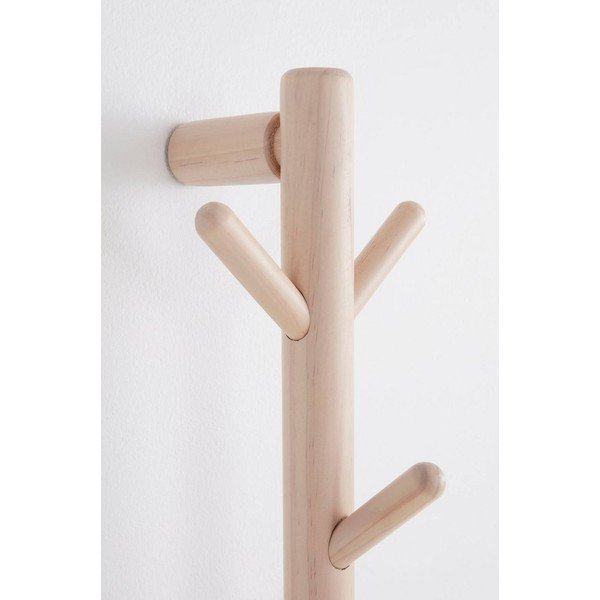 Attaccapanni da parete colore naturale chiaro in pino massiccio 21 cm Eddison – Jotex-image-2