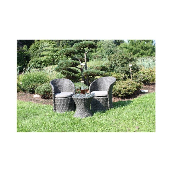 Set di 2 sedie da giardino e tavolo ADDU Vagos - Garden Pleasure-image-2