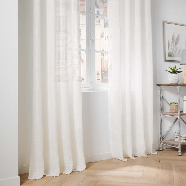 Tenda crema 140x280 cm Haltona - douceur d'intérieur-image-3