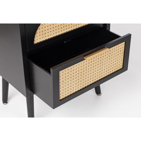 Armadietto nero/di colore naturale 45x60x30 cm Josine – Yes Everyday-image-4