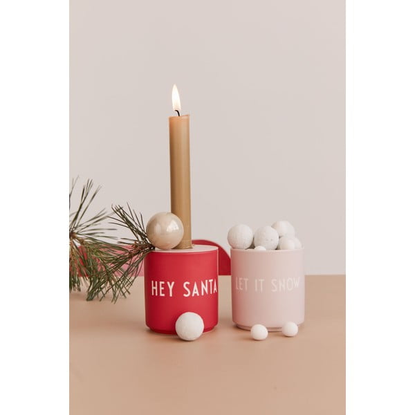 Tazza in finta porcellana grigio chiaro, 0,25 l Favourite - Design Letters-image-1