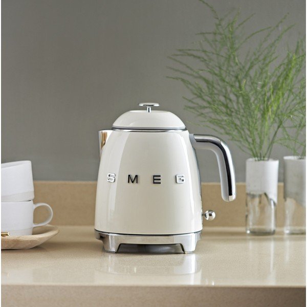 Teiera crema in acciaio inox 800 ml Retro Style - SMEG-image-1