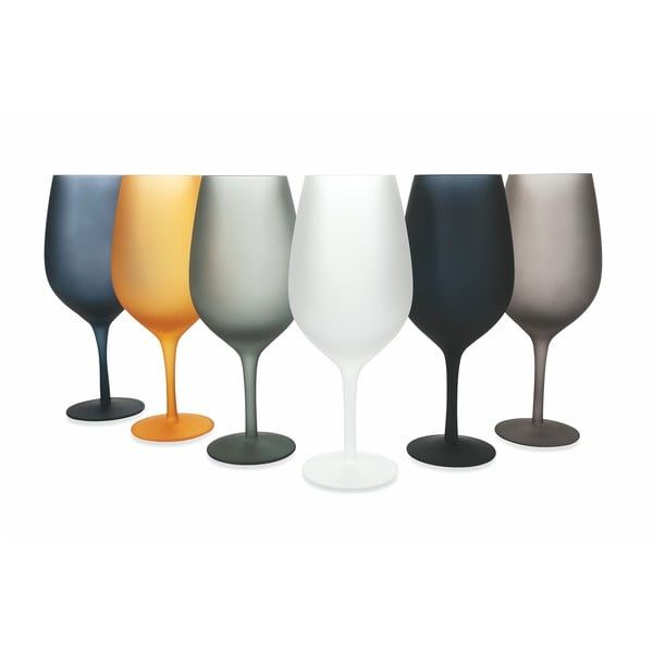 Set di 6 bicchieri da vino colorati Cala Dorada - VDE Tivoli 1996