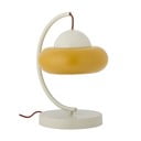 Lampada da tavolo giallo ocra e color crema (altezza totale 34,5 cm) Bubble – Bloomingville