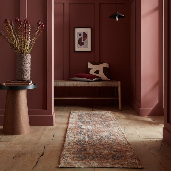 Passatoia di colore naturale in misto iuta tessuta a mano 60x230 cm Miley – Flair Rugs-image-1