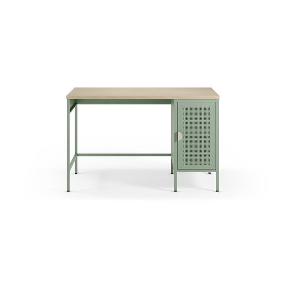 Scrivania con piano effetto rovere 60x120 cm Sayla – Marckeric-image-4