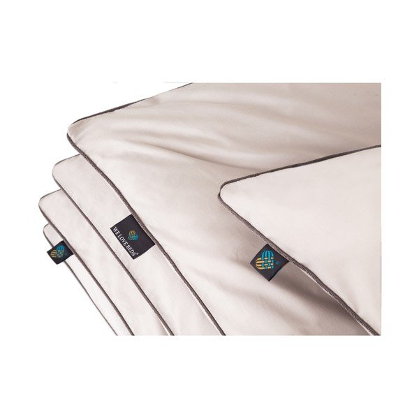 Federa in cotone grigio chiaro Perla, 70 x 80 cm - WeLoveBeds-image-1