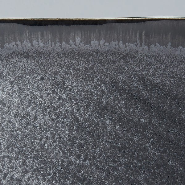 Piatto in ceramica blu scuro, 33 x 19 cm Matt - MIJ-image-3