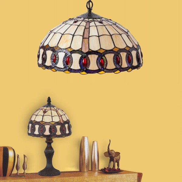 Lampada da tavolo Tiffany Color - SULION-image-1