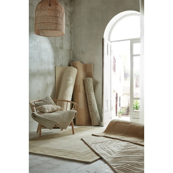 Tappeto in lana beige 160x230 cm Rue - Flair Rugs-image-2