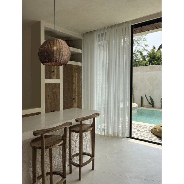Lampadario di colore naturale in rattan ø 39 cm Rielo – Nova Luce-image-2