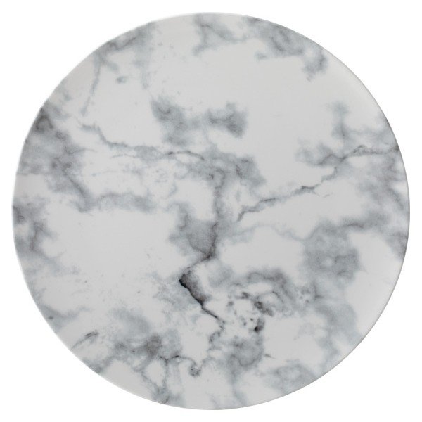 Piatto in porcellana bianca e nera Villeroy & Boch Marmory, ø 27 cm Like Marmory - like | Villeroy & Boch