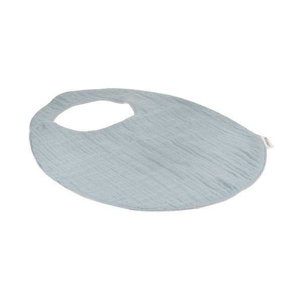 Bavaglino in mussola grigio Oslo - Kindsgut-image-2