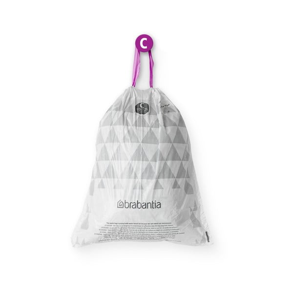 Sacchi per rifiuti in set da 40 pezzi 12 l PerfectFit C - Brabantia-image-3