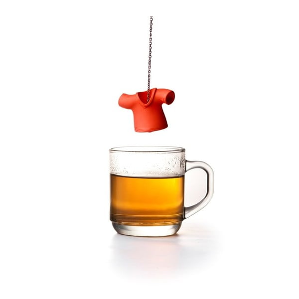 Colino per il tè rosso & camicia da tè CO - Qualy